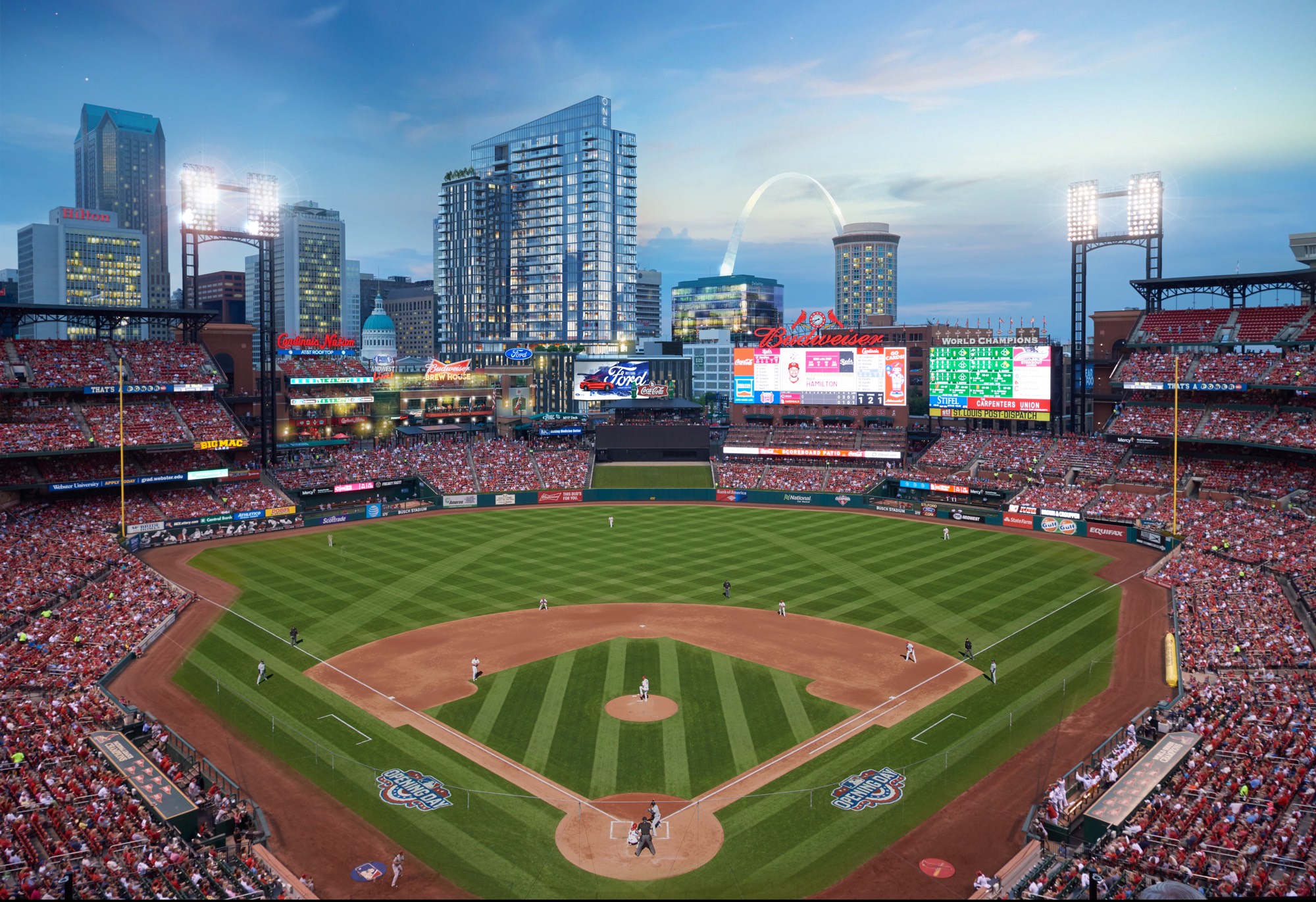 Cardinals break ground on second phase of Ballpark Village, announce PwC as anchor